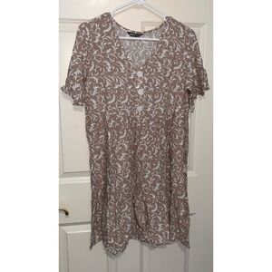 Floral Button-Down Blouse